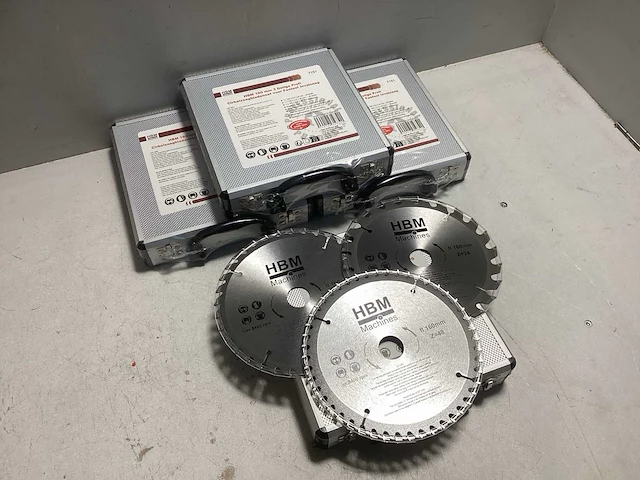 Hbm - cirkelzaagbladen - 3 -delig 160mm - saw blade - afbeelding 3 van  5