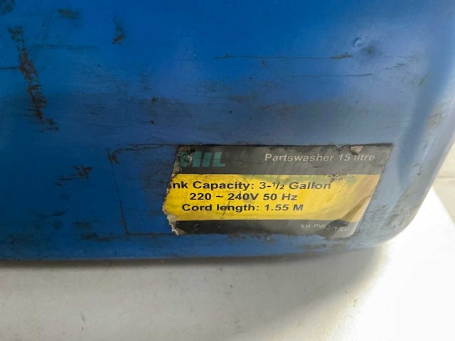 Hbm 15 liter onderdelenreiniger met pomp - afbeelding 5 van  5