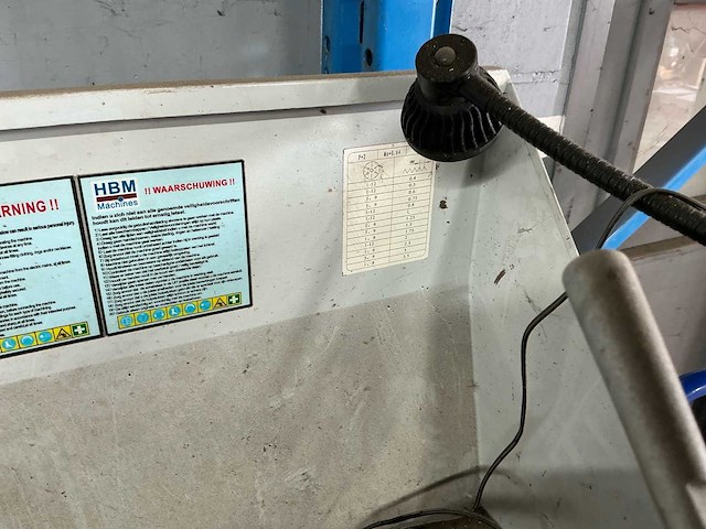 Hbm 250x550 vario mini bankdraaibank - afbeelding 7 van  9