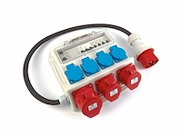 Hbm 3 x 400 volt en 4 x 230 volt verdeelblok - randaarde - afbeelding 2 van  6