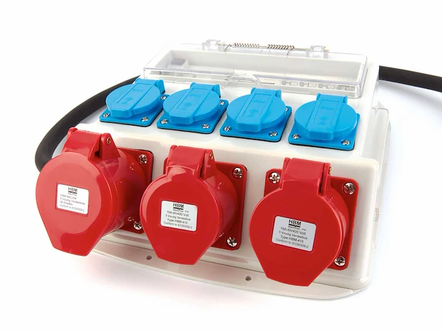 Hbm 3 x 400 volt en 4 x 230 volt verdeelblok - randaarde - afbeelding 4 van  6