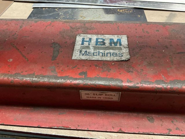 Hbm 36” manuele plaatwals - afbeelding 4 van  4