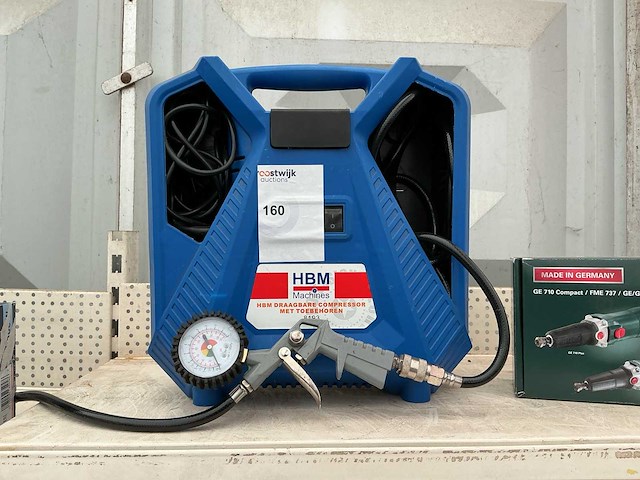 Hbm 8193 draagbare luchtcompressor - afbeelding 1 van  1