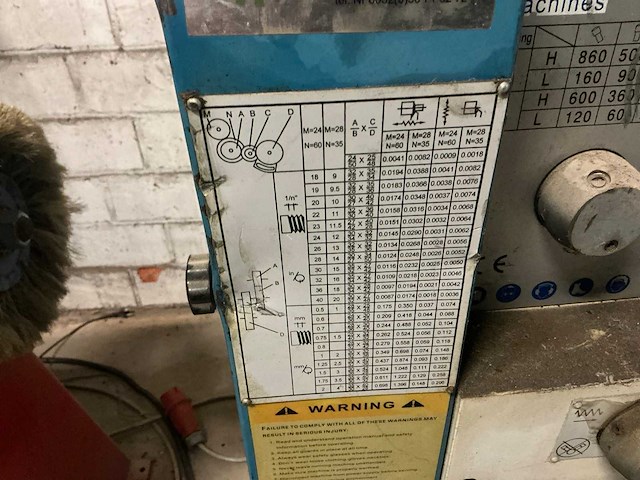 Hbm cq6133 precisie draaibank - afbeelding 5 van  6