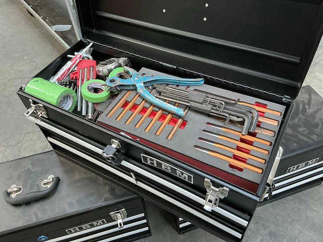 Hbm gereedschapskoffer (3x) - afbeelding 3 van  9