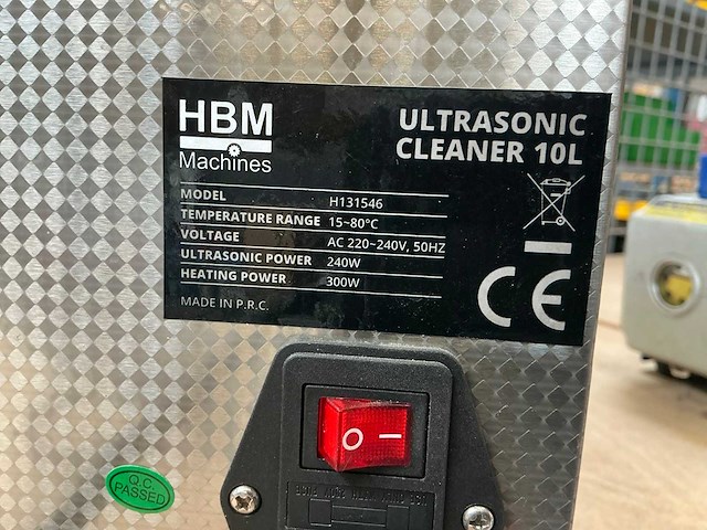 Hbm h131546 ultrasonic cleaner - afbeelding 4 van  4