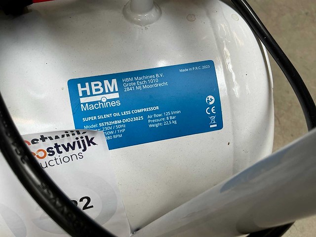 Hbm luchtcompressor - afbeelding 3 van  3