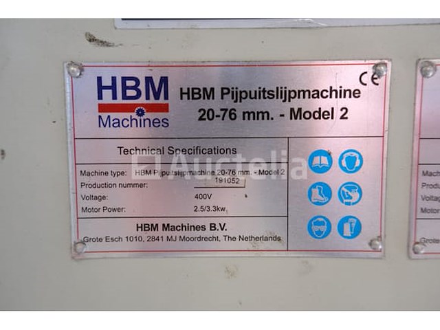 Hbm machine model 2 metaalontbraammachine - afbeelding 2 van  8