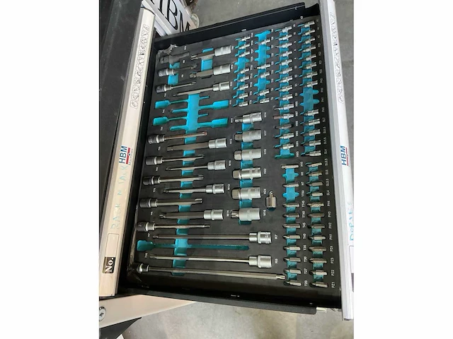 Hbm machines gereedschapskist op wielen - afbeelding 4 van  9