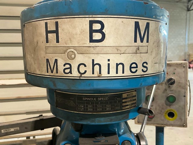 Hbm machines wm20 cumputer freesmachine - afbeelding 10 van  13