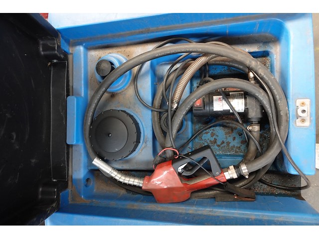 Hbm mobiele dieseltank (200liter met 12v pomp) - afbeelding 3 van  5