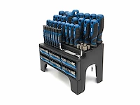 Hbm soft grip schroevendraaier-, dopsleutel-, bitset 100-delig - afbeelding 2 van  3