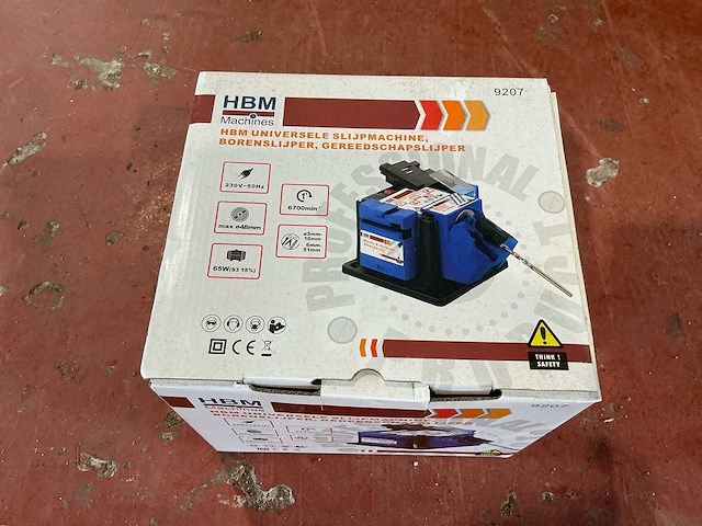 Hbm universele slijpmachine, borenslijper, gereedschapslijper werkbankslijpmachine - afbeelding 1 van  2