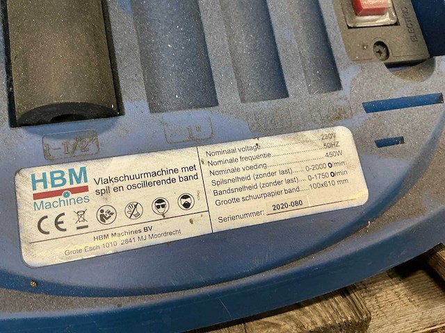 Hbm vlakschuurmachines - afbeelding 1 van  1