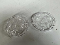 Hbn lampkapje kunststof transparant +/- ø16 x 6 cm hoog (280x)