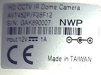 Hd camera avtech hdcctv avt452p/f28f12 1080p wdr - afbeelding 3 van  3