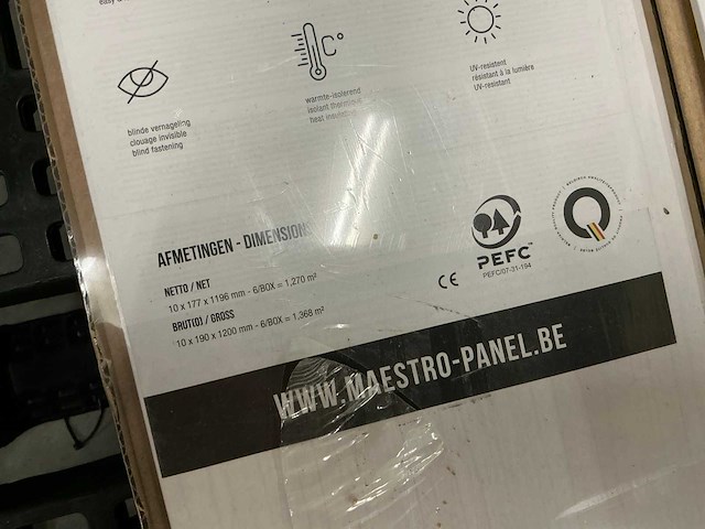 Hdm avanti 10 mdf wand -en plafondpanelen 17,4m2 - afbeelding 7 van  7