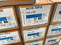 Heco diverse maten schroeven verpakking 200 stuks (15x) - afbeelding 2 van  6