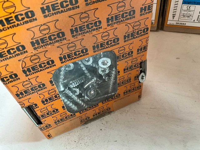 Heco diverse maten schroeven verpakking 200 stuks (15x) - afbeelding 4 van  6