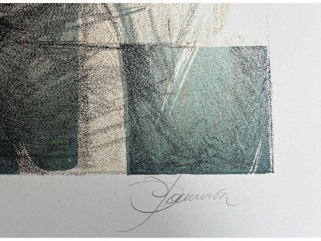 Hedwig pauwels - naakt - kleurenlithografie - afbeelding 5 van  9