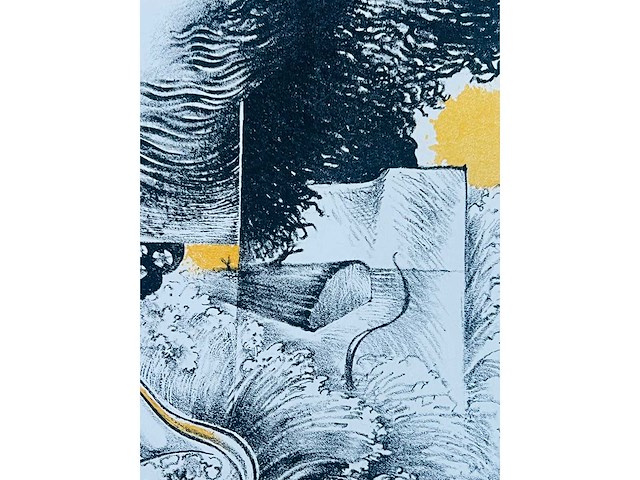 Hedwig pauwels - naakt - kleurenlithografie - afbeelding 7 van  11