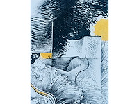 Hedwig pauwels - naakt - kleurenlithografie - afbeelding 7 van  11