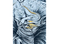 Hedwig pauwels - naakt - kleurenlithografie - afbeelding 8 van  11