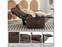 Hefstoel met massagefunctie en lumbale verwarming - afbeelding 4 van  9