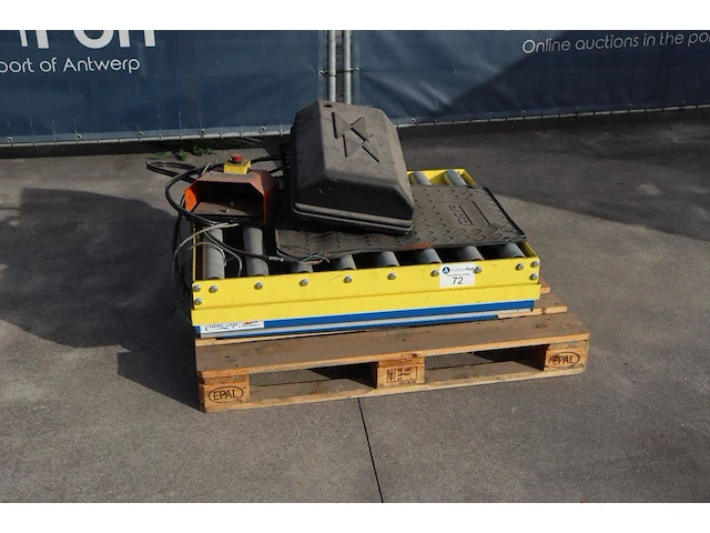 Heftafel edmolift elektrisch met rollenbaan - afbeelding 1 van  1