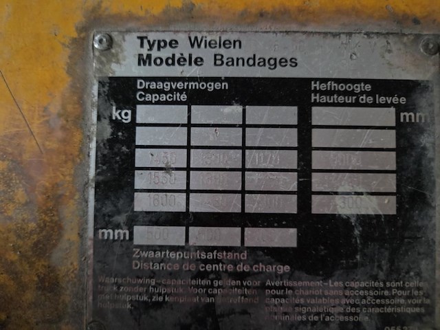 Heftruck boss le 16 hv incl ladder hawker - afbeelding 12 van  15