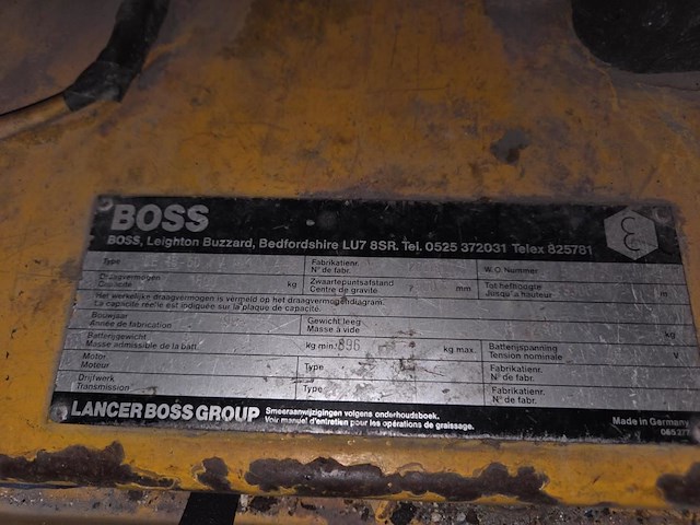 Heftruck boss le 16 hv incl ladder hawker - afbeelding 14 van  15