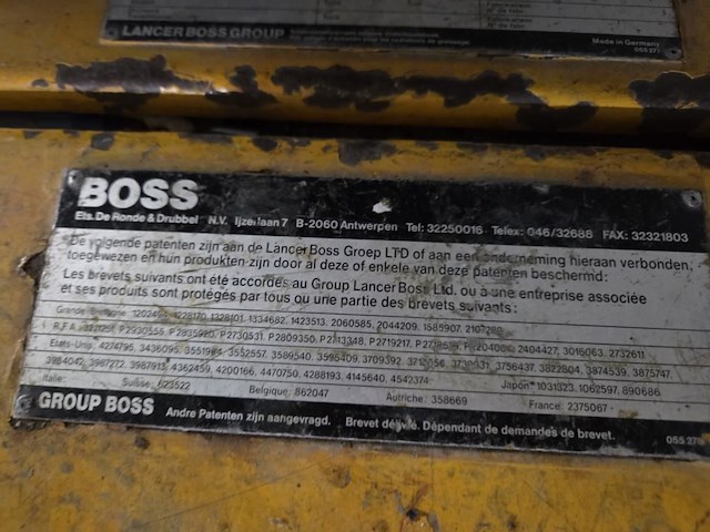 Heftruck boss le 16 hv incl ladder hawker - afbeelding 15 van  15