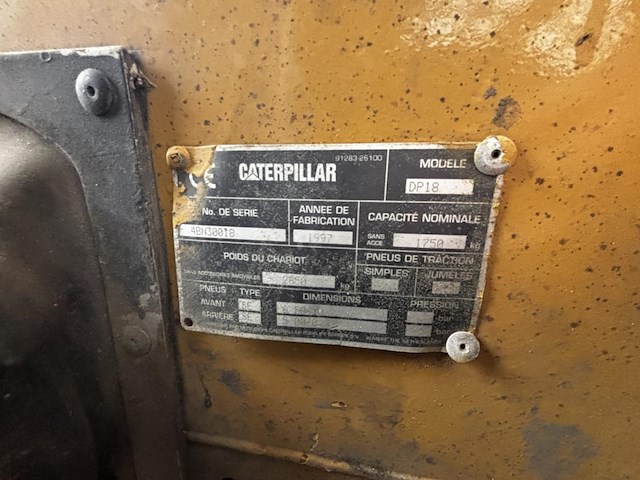 Heftruck caterpillar, 1997 - afbeelding 13 van  16