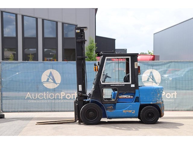 Heftruck caterpillar dp35k diesel 3500kg 4.5m 2001 - afbeelding 1 van  1
