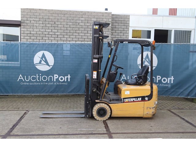 Heftruck caterpillar ep15krt elektrisch 1500kg 5.5m 2004 - afbeelding 1 van  1