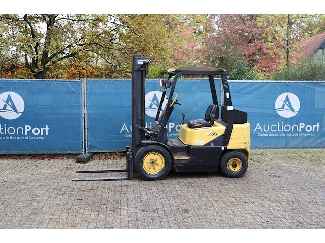 Heftruck daewoo d25-3 diesel 2500kg 3.5m 1998 - afbeelding 1 van  1