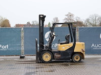 Heftruck daewoo d30s-3 diesel 3000kg 3.0m 2000 - afbeelding 1 van  1