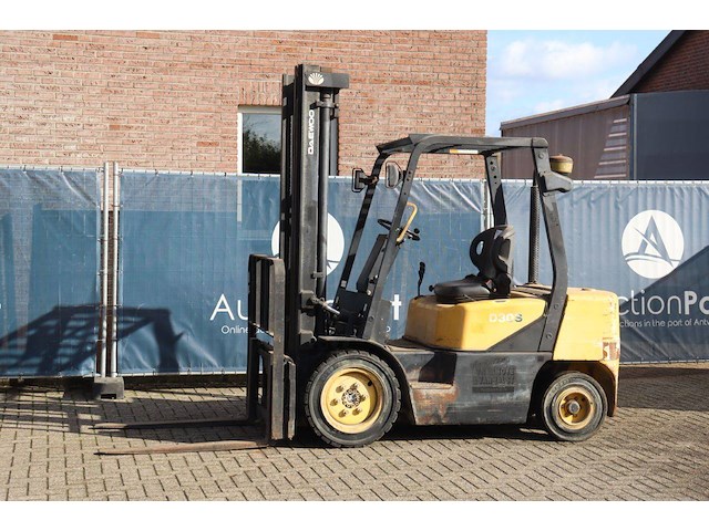 Heftruck daewoo d30s-3 diesel 3000kg 3.95m 2005 - afbeelding 1 van  1