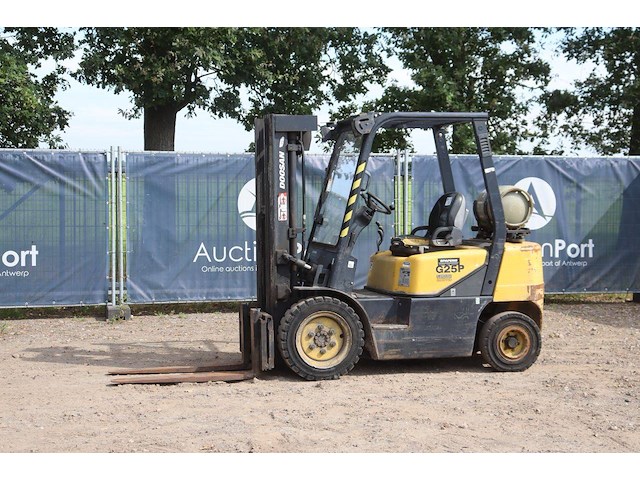 Heftruck daewoo-doosan g25p lpg 2500kg 4.7m 2007 - afbeelding 1 van  1