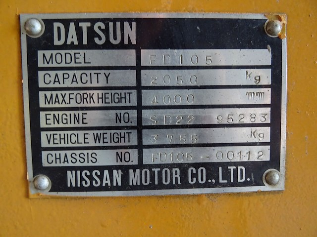 Heftruck datsun - afbeelding 7 van  14