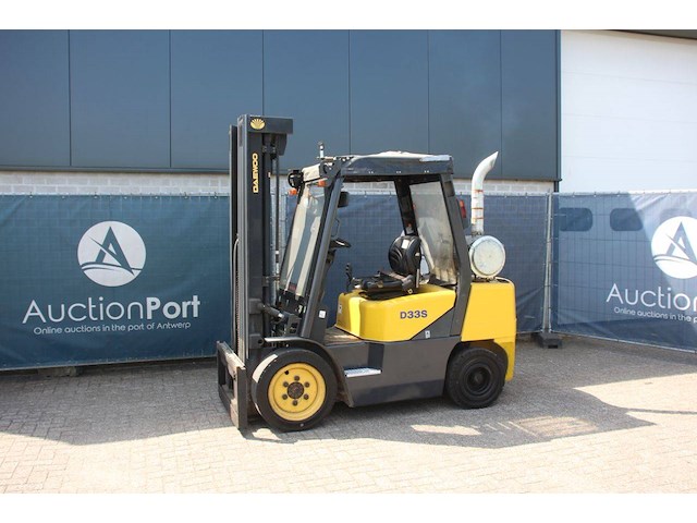 Heftruck doosan d33s-3 diesel 3250kg 3.5m 2007 - afbeelding 1 van  1