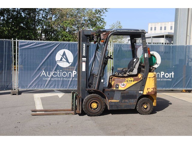 Heftruck doosan daewoo g18s-2 lpg 1800kg 4.75m 2007 - afbeelding 1 van  1