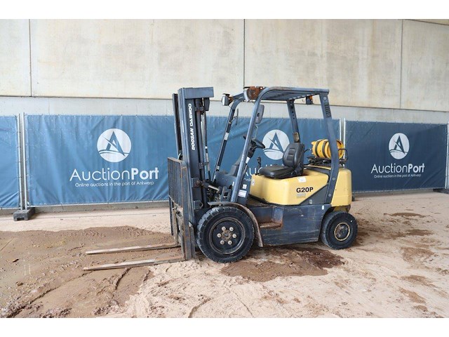Heftruck doosan daewoo g20p-3 lpg 2000kg 3.23m 2007 - afbeelding 1 van  1