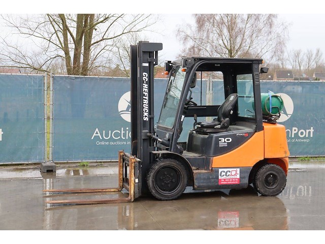 Heftruck doosan g30e-53 lpg 3000kg 3.3m 2015 - afbeelding 1 van  1