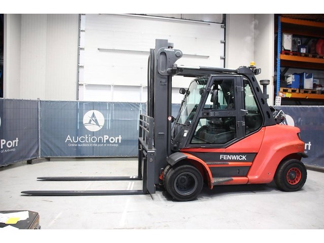 Heftruck fenwick-linde h80t-02/900 lpg 8000kg 3.81m 2014 - afbeelding 1 van  1