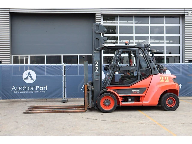 Heftruck fenwick-linde h80t-03/900 lpg 8000kg 8.5m 2019 - afbeelding 1 van  1