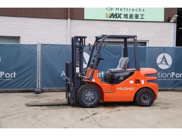Heftruck huahe 1h30z-n9-d diesel 3000kg 3.0m 2025 nieuw - afbeelding 1 van  1