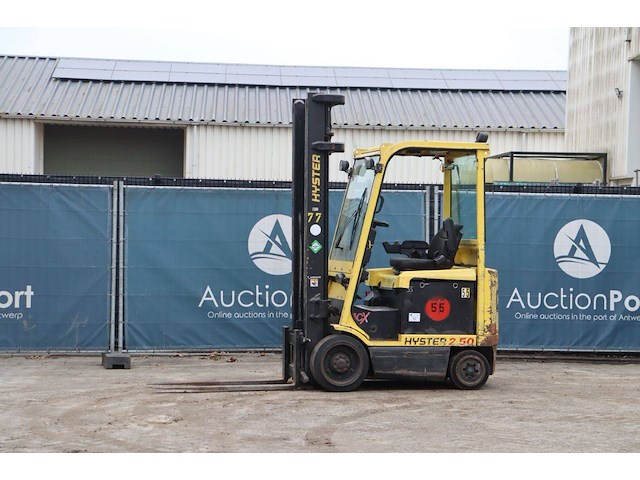 Heftruck hyster e2.50xm-700 elektrisch 2500kg 4.33m 2007 - afbeelding 1 van  1