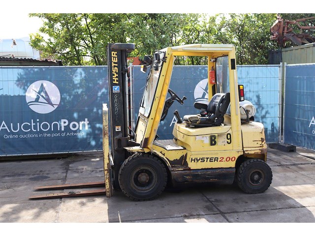 Heftruck hyster h2.00xm lpg 1900kg 3.33m 2001 - afbeelding 1 van  1
