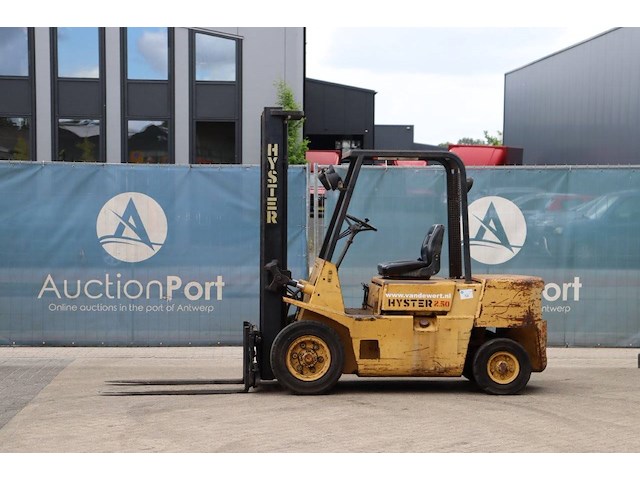 Heftruck hyster h2.50xl diesel 2500kg 3.8m 1986 - afbeelding 1 van  1
